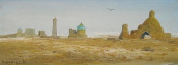 View of the ruins of the Ark fortress ( ). Mukhamedov Ulugbek