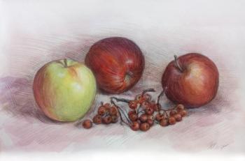 Still life with apples