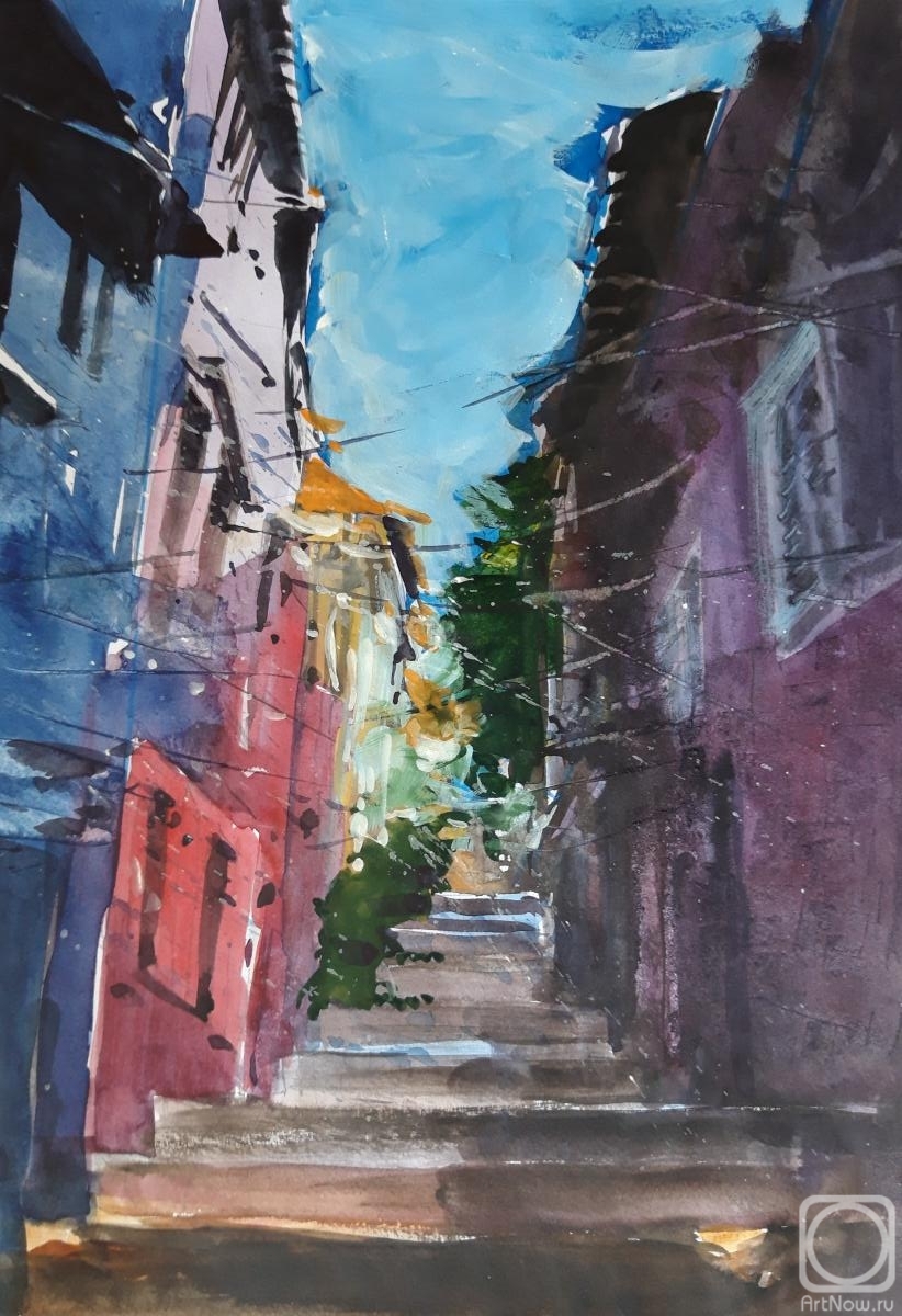 Orlenko Valentin. Streets of old Dubrovnik