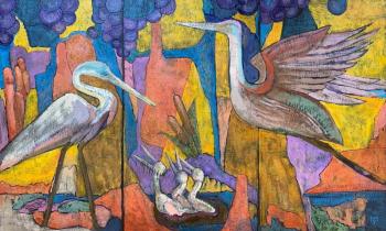 Herons - birds of Poseidon. Mamontova Yuliya