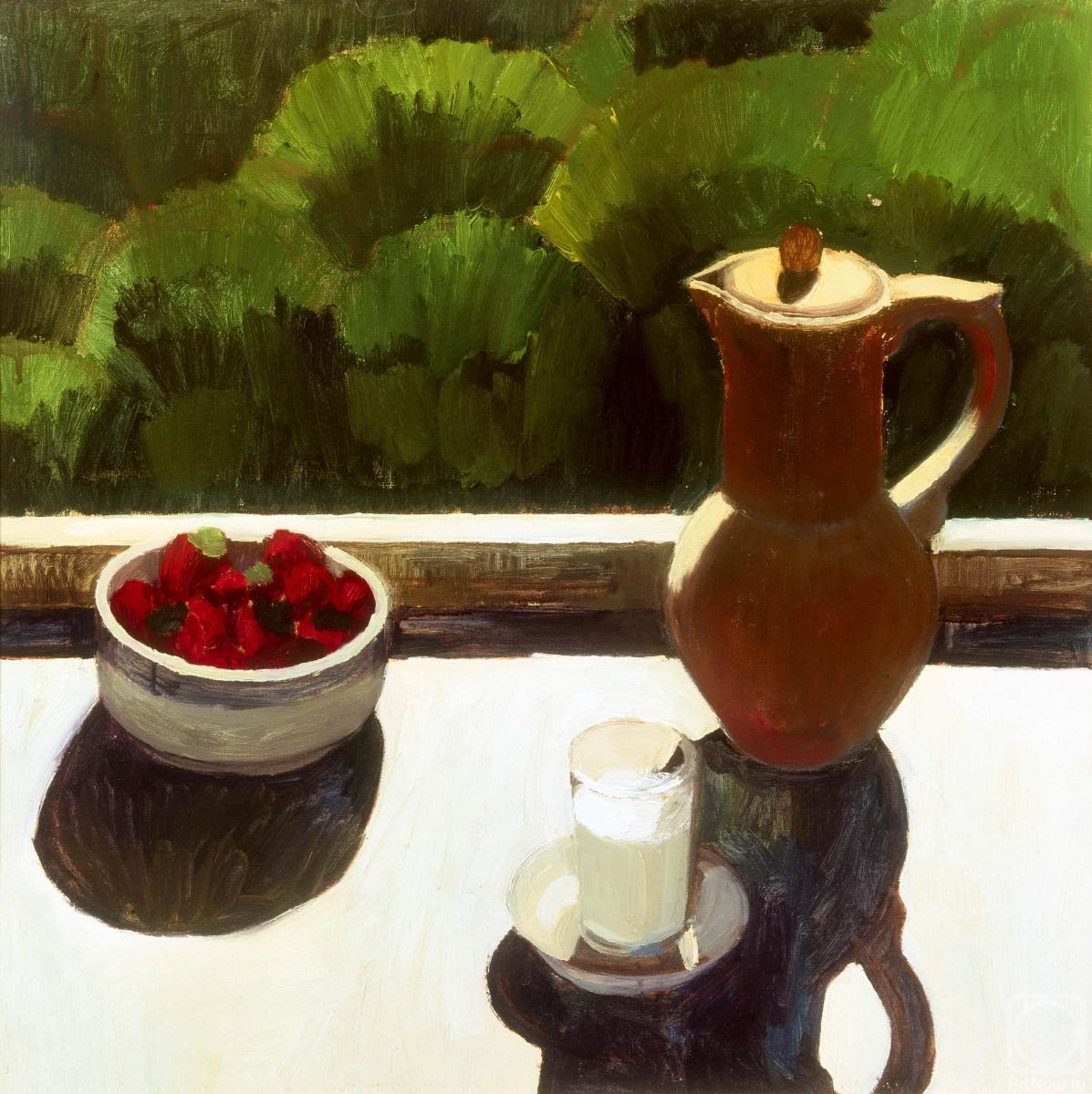 Minko Svetlana. Still life with strawberries