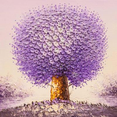 Wish Tree. Lilac Color (The Tree Of Desires). Vlodarchik Andjei