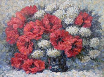 Red poppies