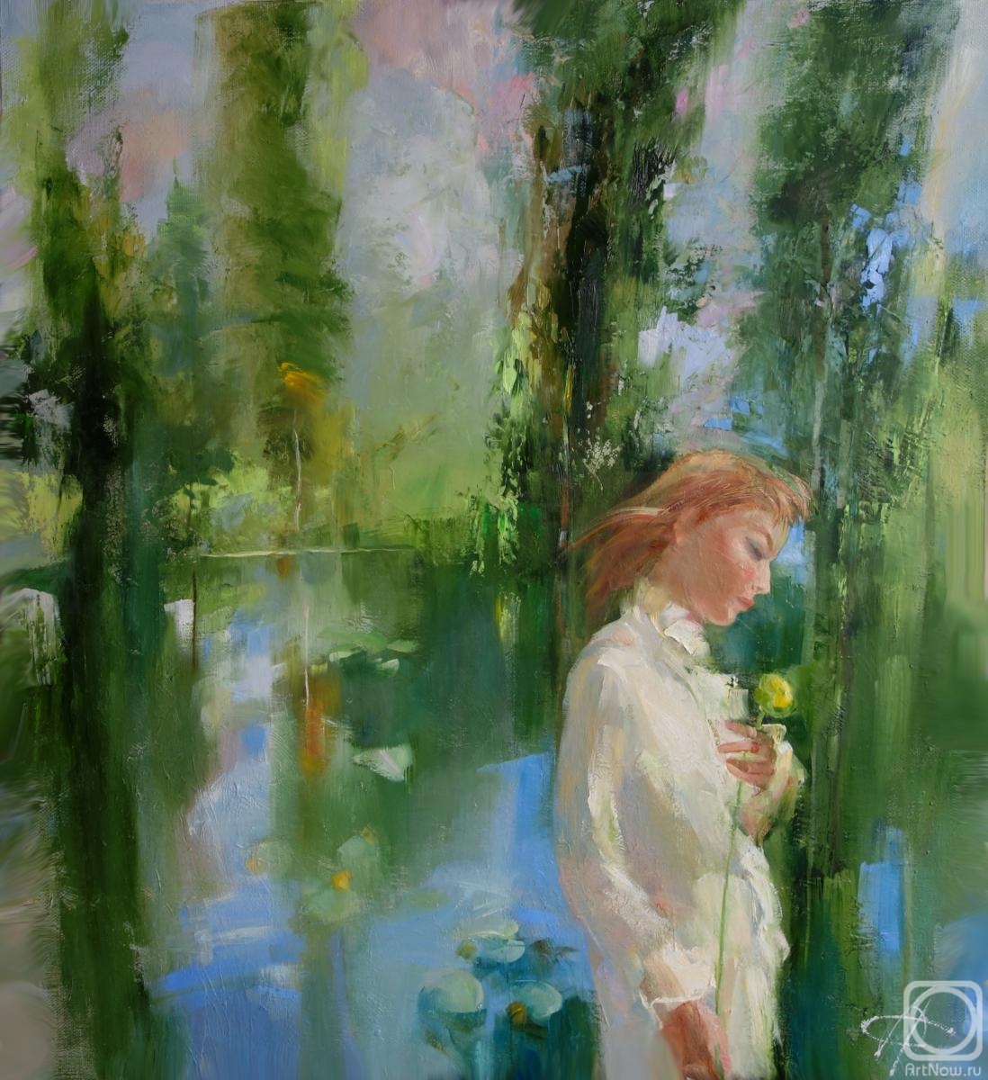 Anisimova Galina. At a lake