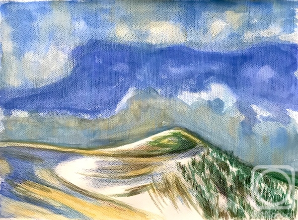 Lukaneva Larissa. Copy 152 (mountainous landscape)