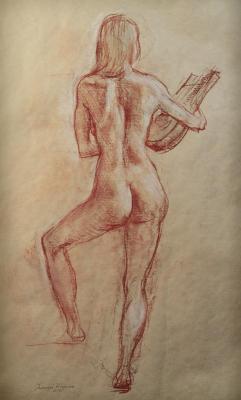 Nude with lire