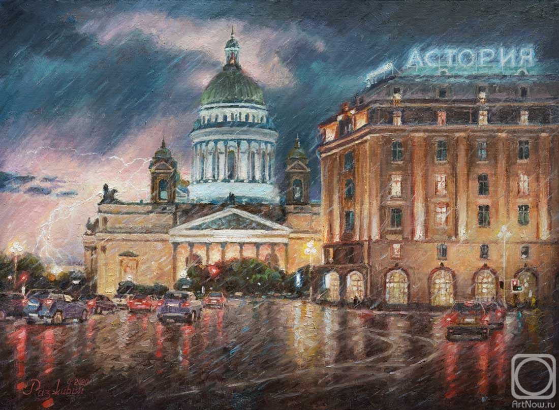 Razzhivin Igor. St. Petersburg thunderstorms
