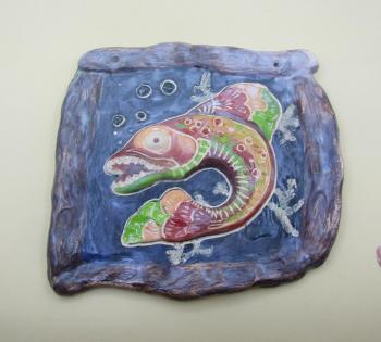 Pike (Ornamental Ceramics). Stepanova Elena