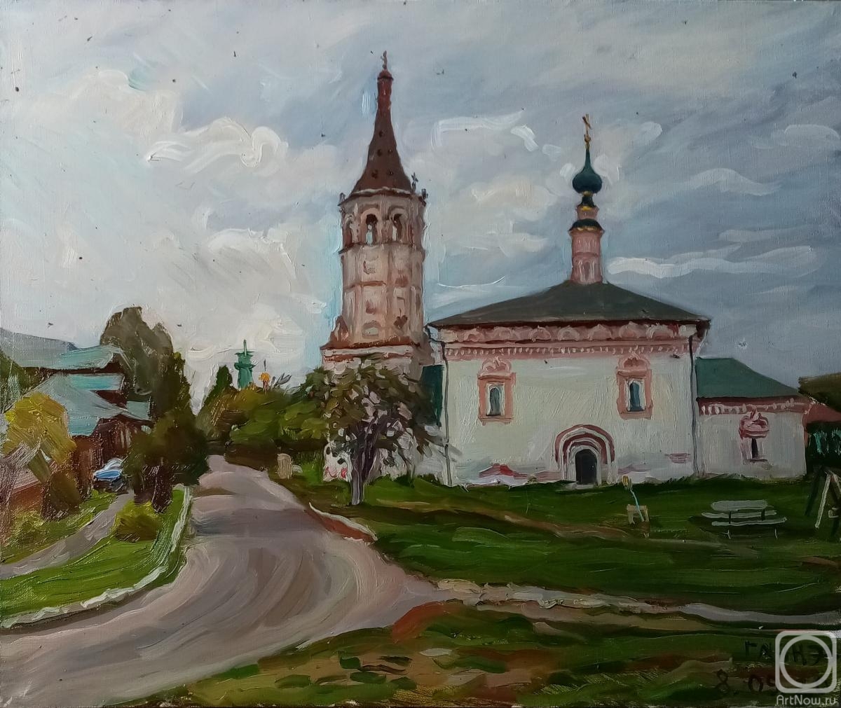 Dobrovolskaya Gayane. Suzdal, Nikolskaya church on Lebedev street