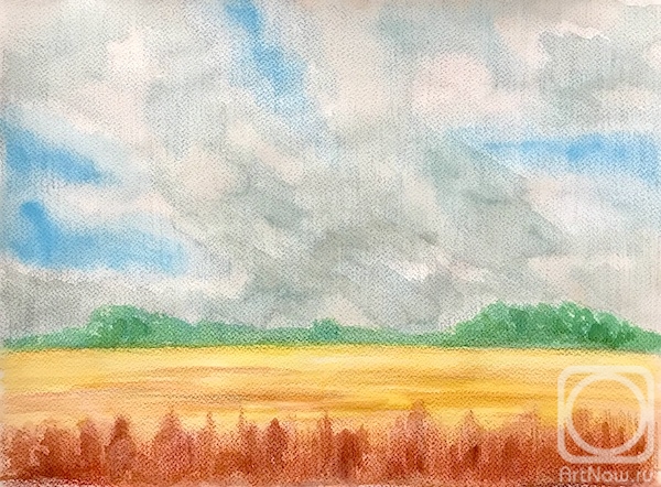 Lukaneva Larissa. Copy 83 (landscape with field and sky)