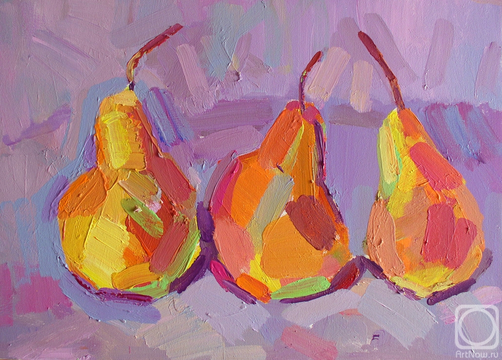 Lishaieva Olesia. Three pears