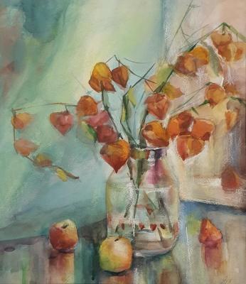 Physalis and apples