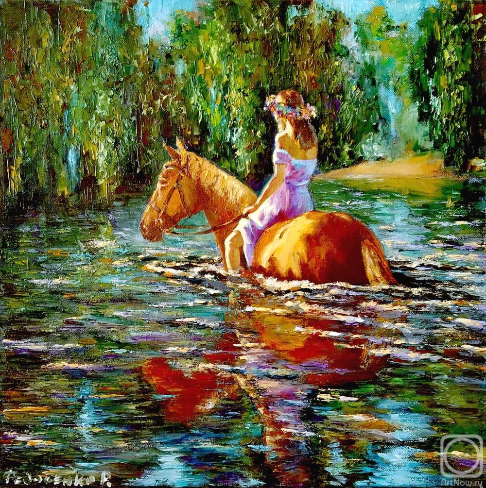 Fedosenko Roman. Horse bathing