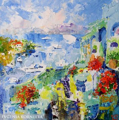Cafe above the sea (Colorful Sails). Korneeva Evgeniya