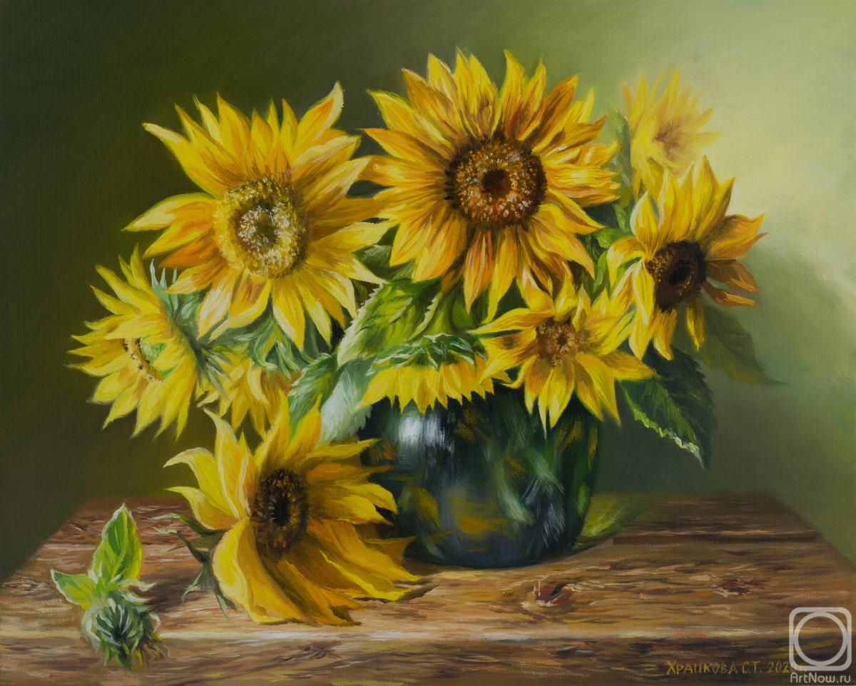 Khrapkova Svetlana. Sunflowers
