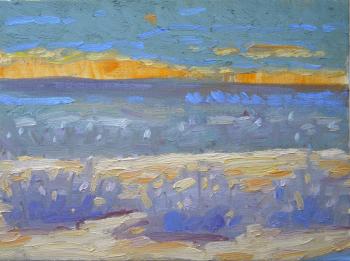 Sunset in the steppe sands (Natalie Charova). Charova Natali