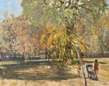 Autumn in the park. Zakharov Ivan