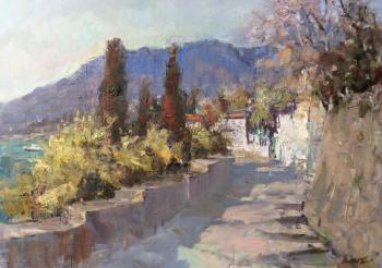 Spring in Gurzuf (Painting Yalta). Poluyan Yelena