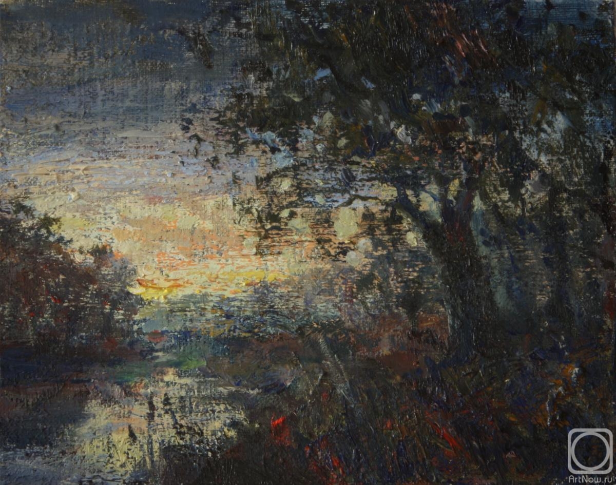 Zhmurko Anton. Sunset on the river (#2 in the series)