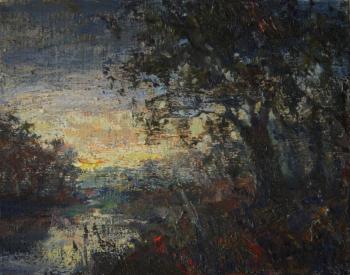 Sunset on the river (#2 in the series). Zhmurko Anton
