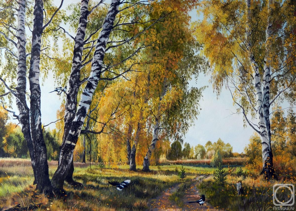 Ergunov Anatoliy. Autumn in birch forests