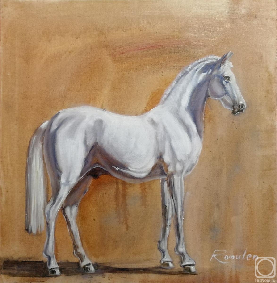 Rakhmatulin Roman. White horse