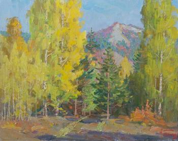 Autumn in the Zhiguli mountains (Mountains In Autumn). Panov Igor