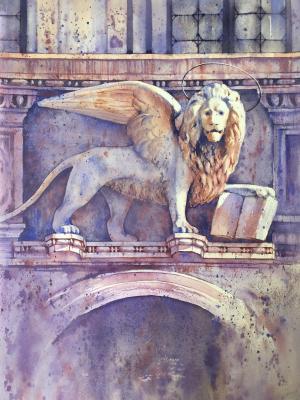 Lion. From the series "Fragments of the Architecture of Venice". Shchepetnova Natalia