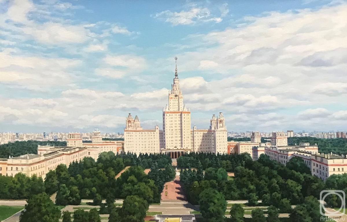 Dobrynin Ilya. View of MSU