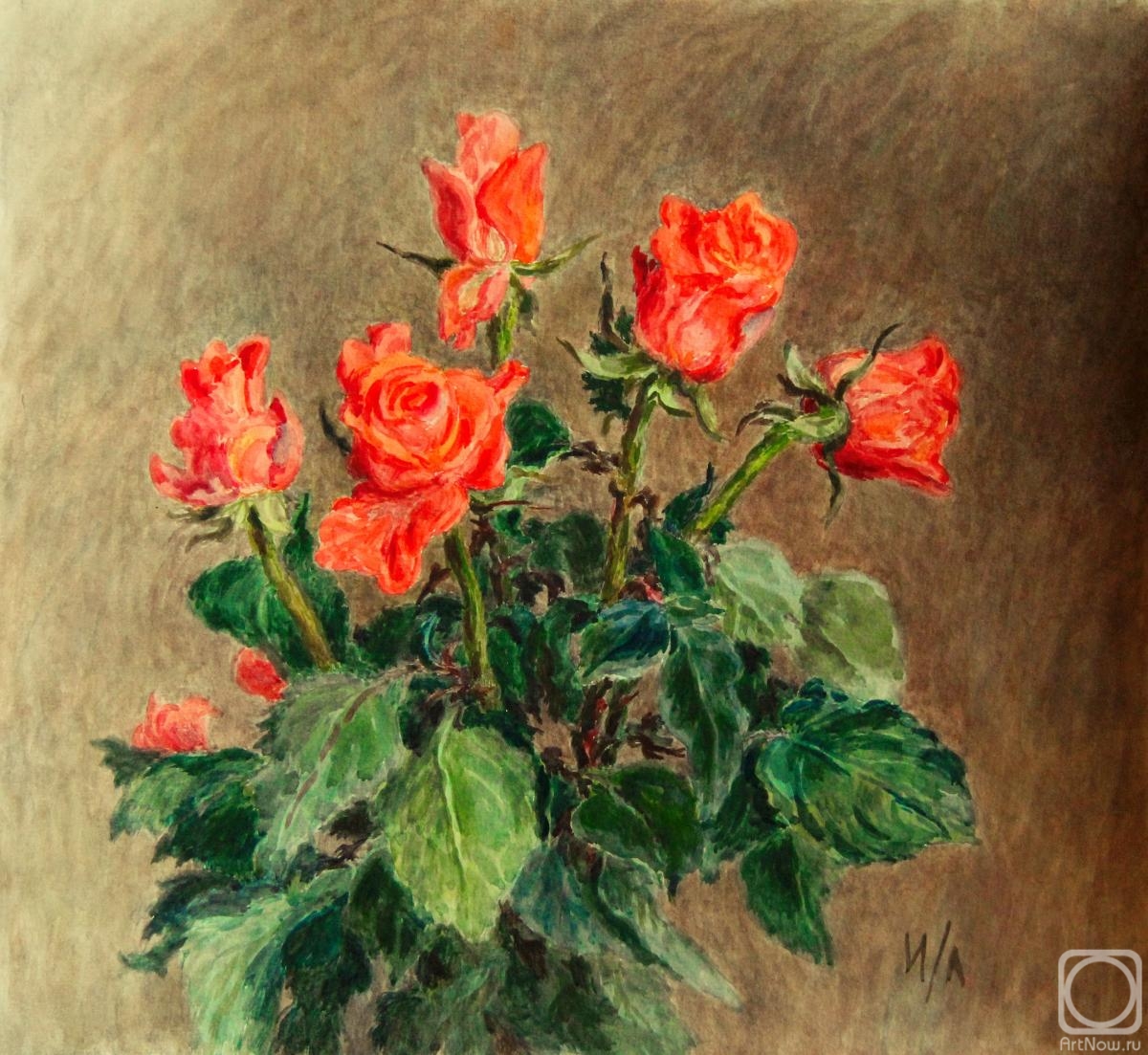 Lomanova Irina. Roses