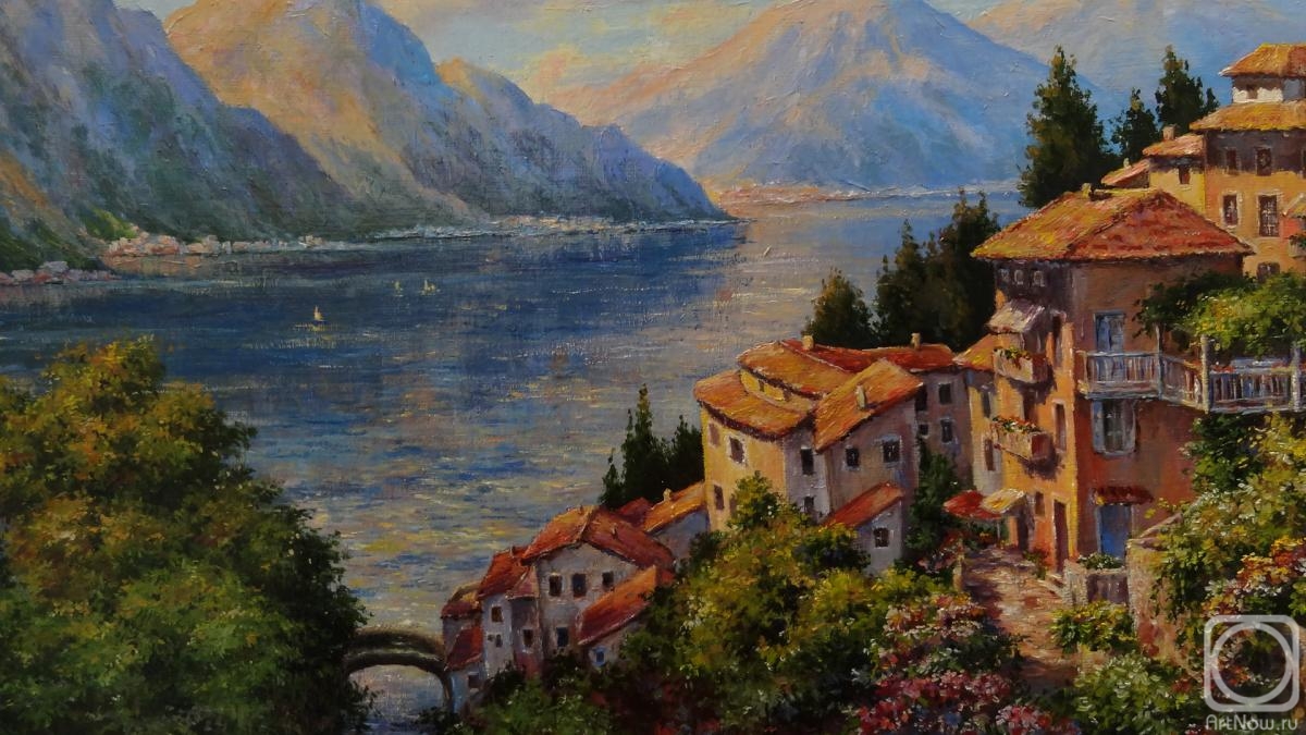 Borisova Irina. Italian landscape. Varenna