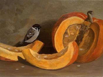 Still life with pumpkin