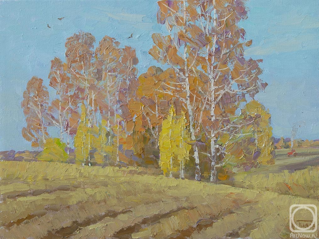 Panov Igor. Grove in autumn fields