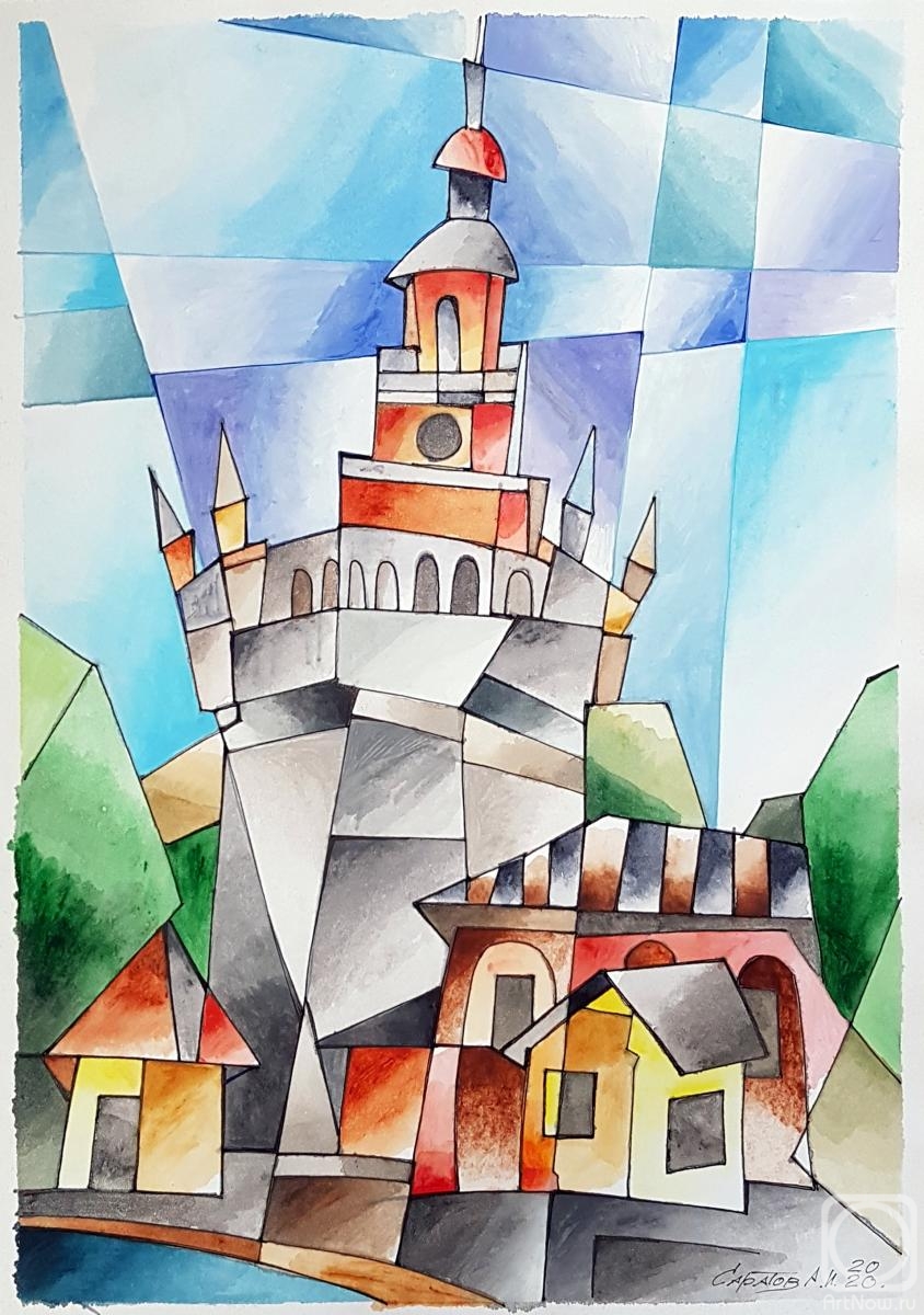 Saratov Andrey. View of the Sergiev Posad Lavra