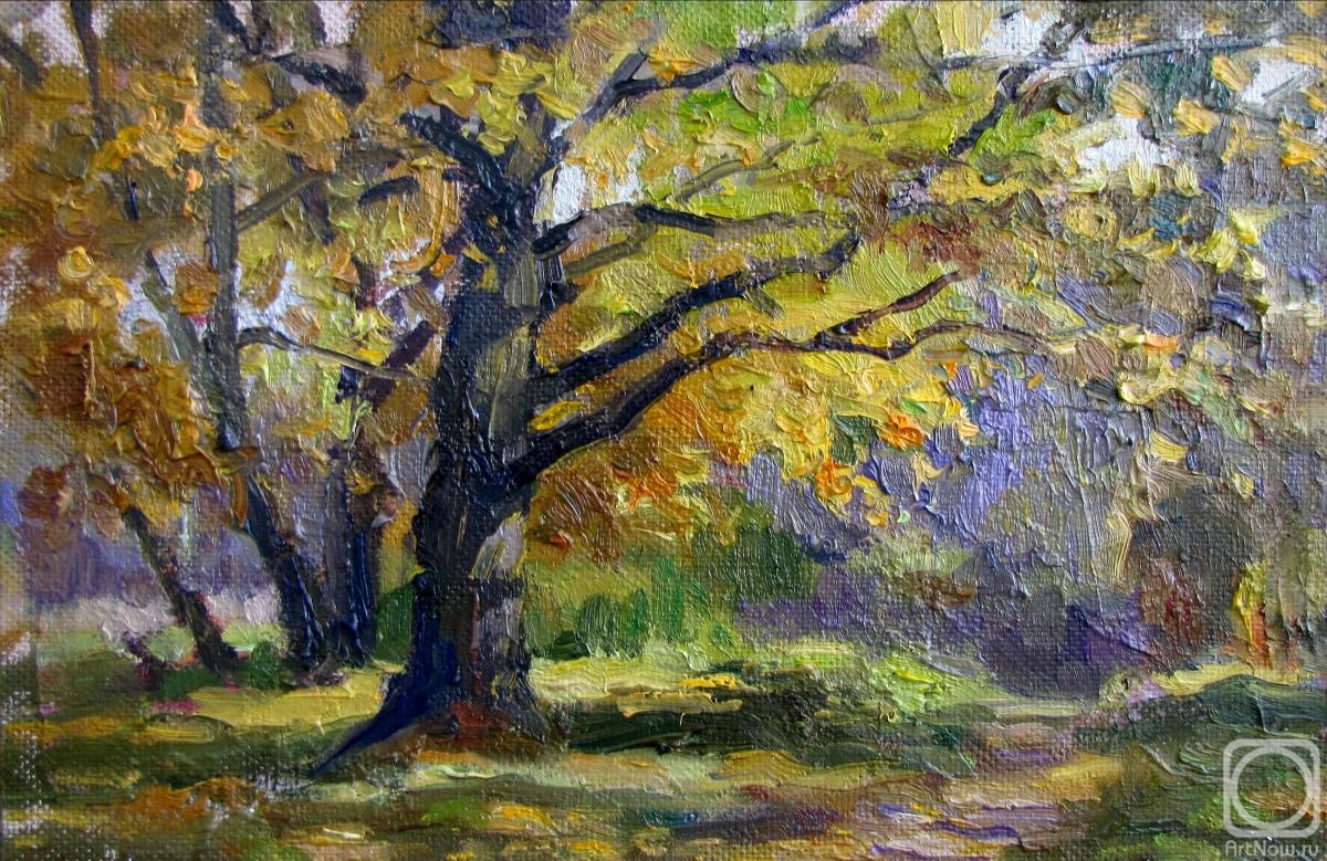 Rodionov Igor. Autumn, oaks (etude)