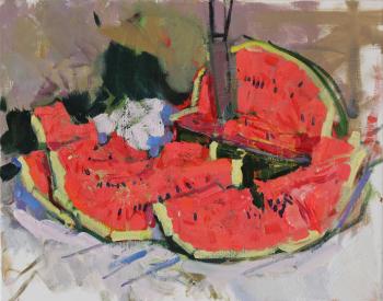 Study with watermelon. Grigorieva-Klimova Olga