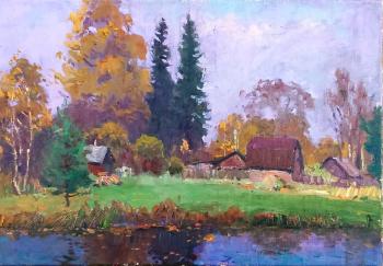 Village Gribovo. October (Painting For Men). Ryzhenko Vladimir