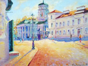 Minsk, Freedom Square, city of the sun. Fedosenko Roman