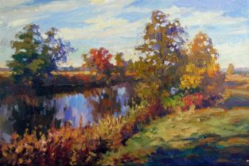 Sunny October. Glubokoe Lake near the city of Vladimir. Rodionov Igor