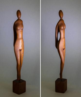 Youth (Wooden Sculpture). Prozorovskiy Sergey