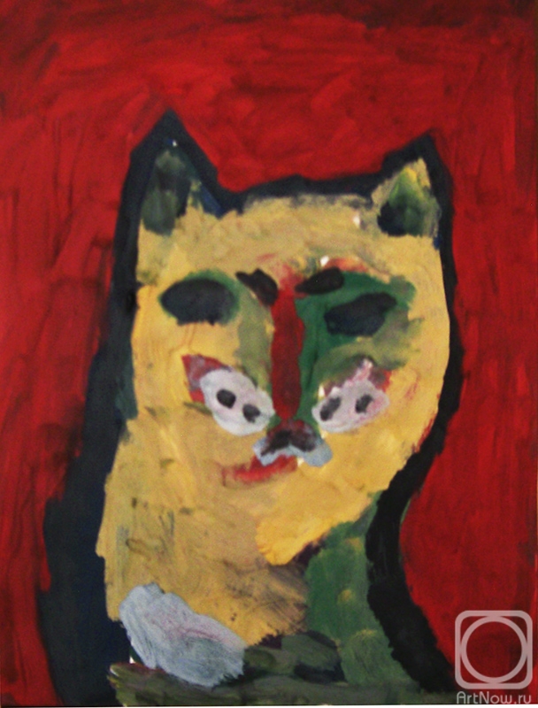 Jelnov Nikolay. Portrait of a cat