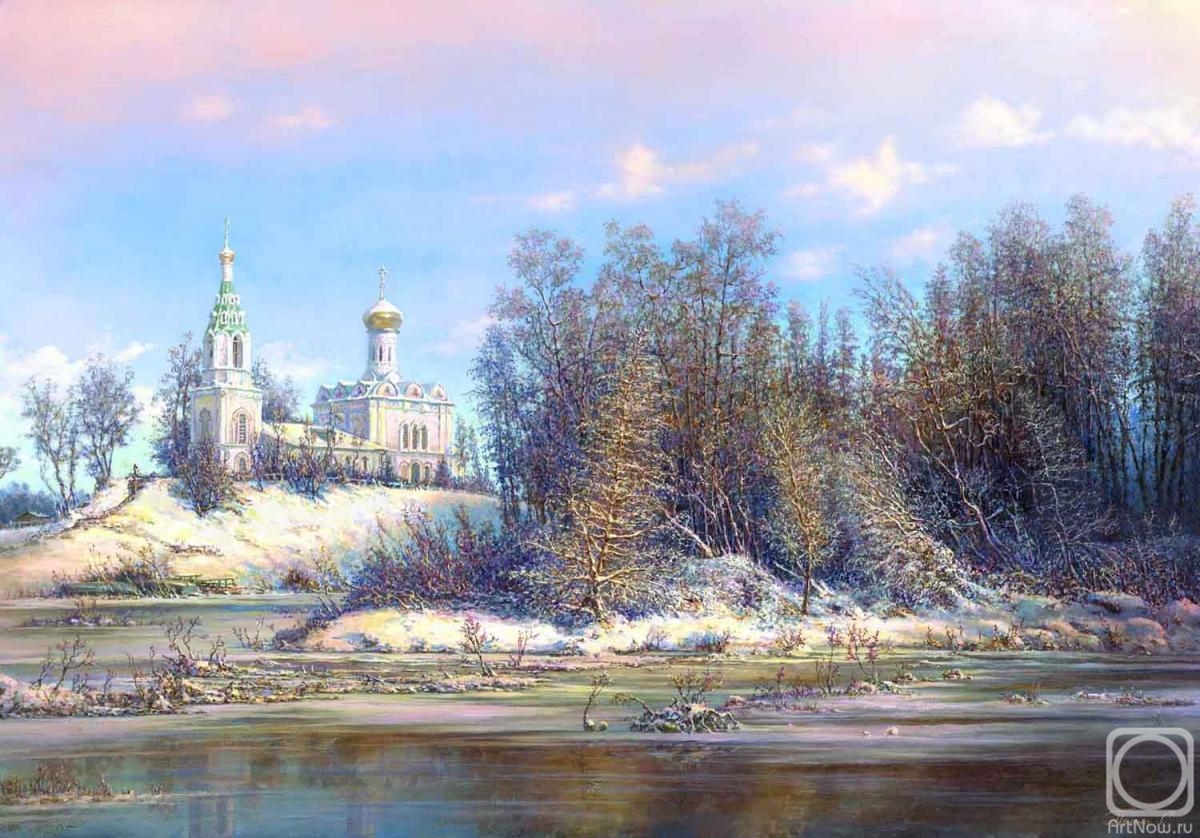 Panin Sergey. The temple by the river