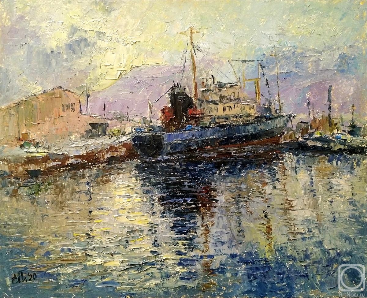 Polyudova Evgeniya. Sunset Port