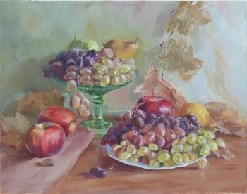 Still life with grapes. Stepanova Elena