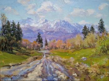 The road to the mountains. Krivenko Peter