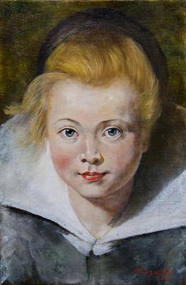 Portrait of Clara Serena R. Kazakova Tatyana