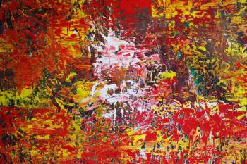 Untitled OF-A677. Fragment 2 (Abstract Expressionism Paintings). Frolov Oleg