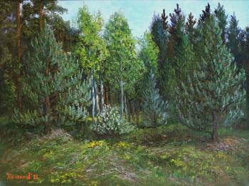 Obukhovsky forest. May (etude). Korepanov Alexander