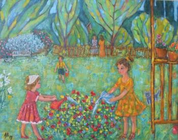 Sunny august (Flower Children). Vasileva Lyudmila