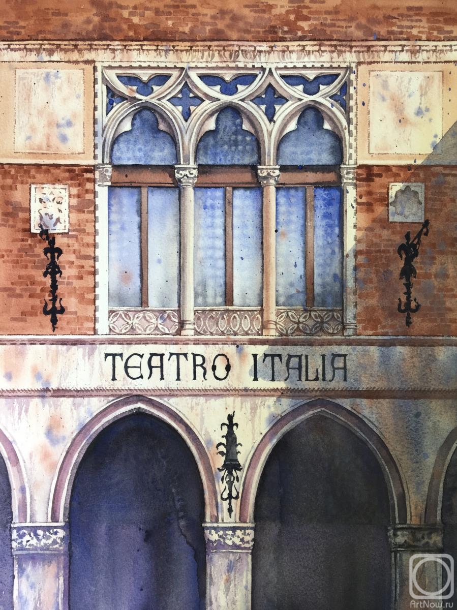 Shchepetnova Natalia. Facade of the Theatre in Venice